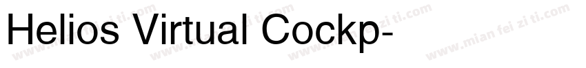 Helios Virtual Cockp字体转换